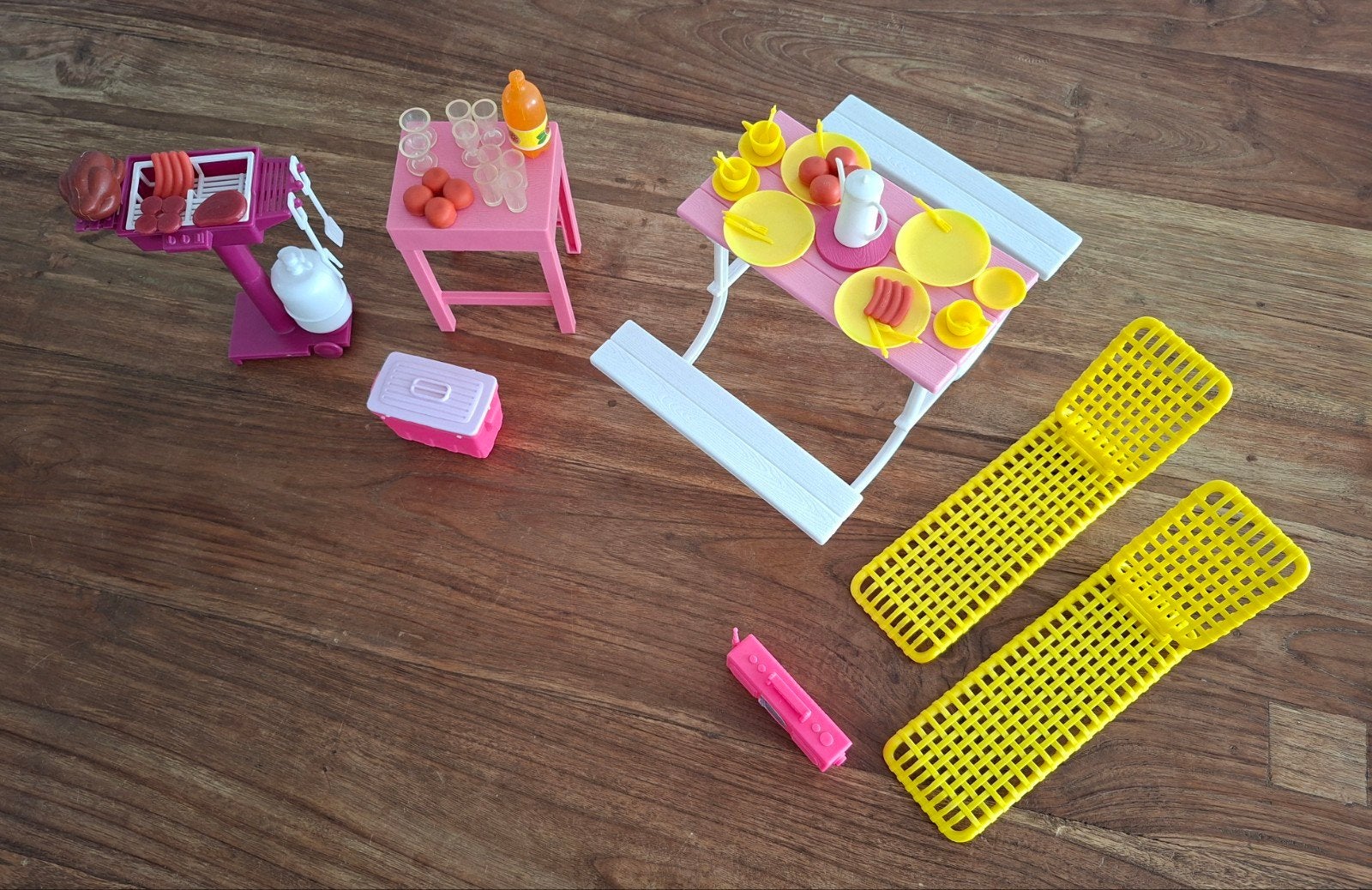 Vintage Barbie Picknick Set (uit jaren '80 '90), Ophalen of Verzenden, Gebruikt, Barbie