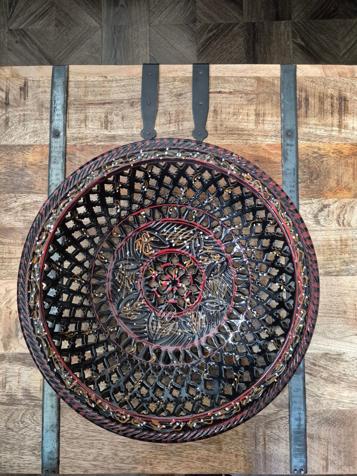 Decoratieve Oosterse schaal, Antiek en Kunst, Ophalen of Verzenden