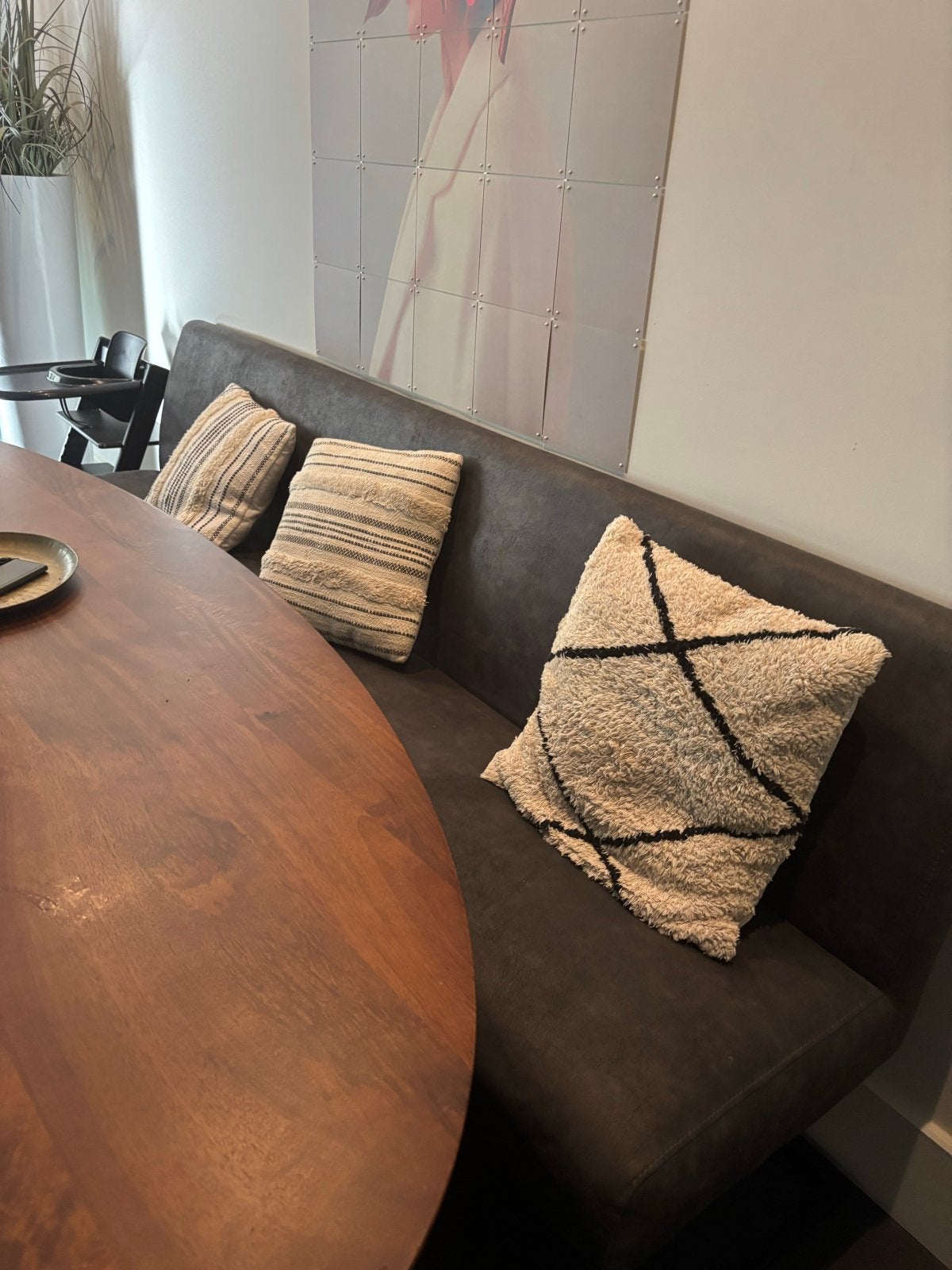 Zitbank eettafel 230 cm - Zit Max, Huis en Inrichting, Ophalen, Gebruikt, Minder dan 75 cm, Rechte bank