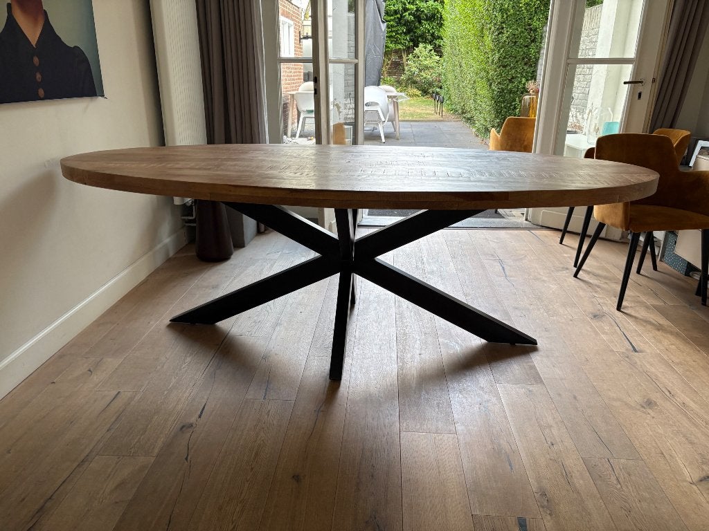 Goossens Eetkamertafel !, Ophalen, 200 cm of meer, 50 tot 100 cm, Zo goed als nieuw