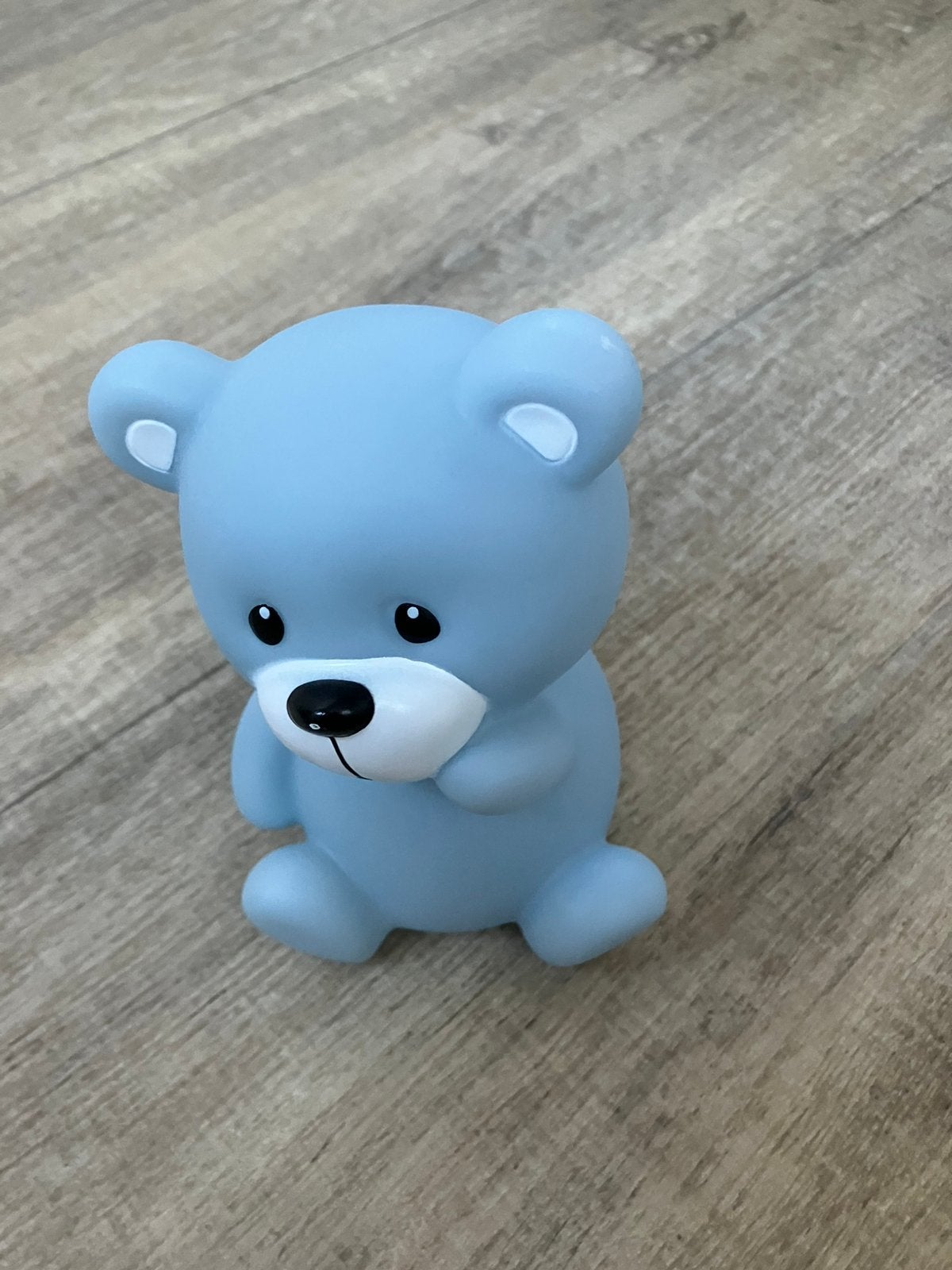 Blauw beren kinder nachtlampje, Met schakelaar, Ophalen of Verzenden, Zo goed als nieuw, Blauw