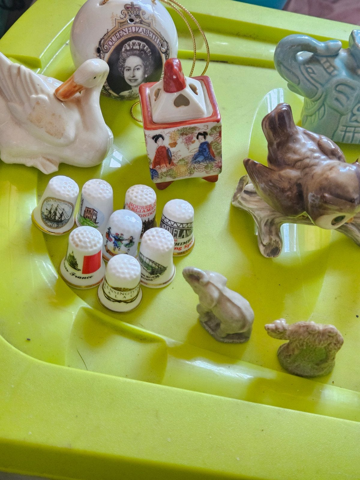 30 stuks porseleinen miniaturen - Diverse verzameling, Ophalen of Verzenden
