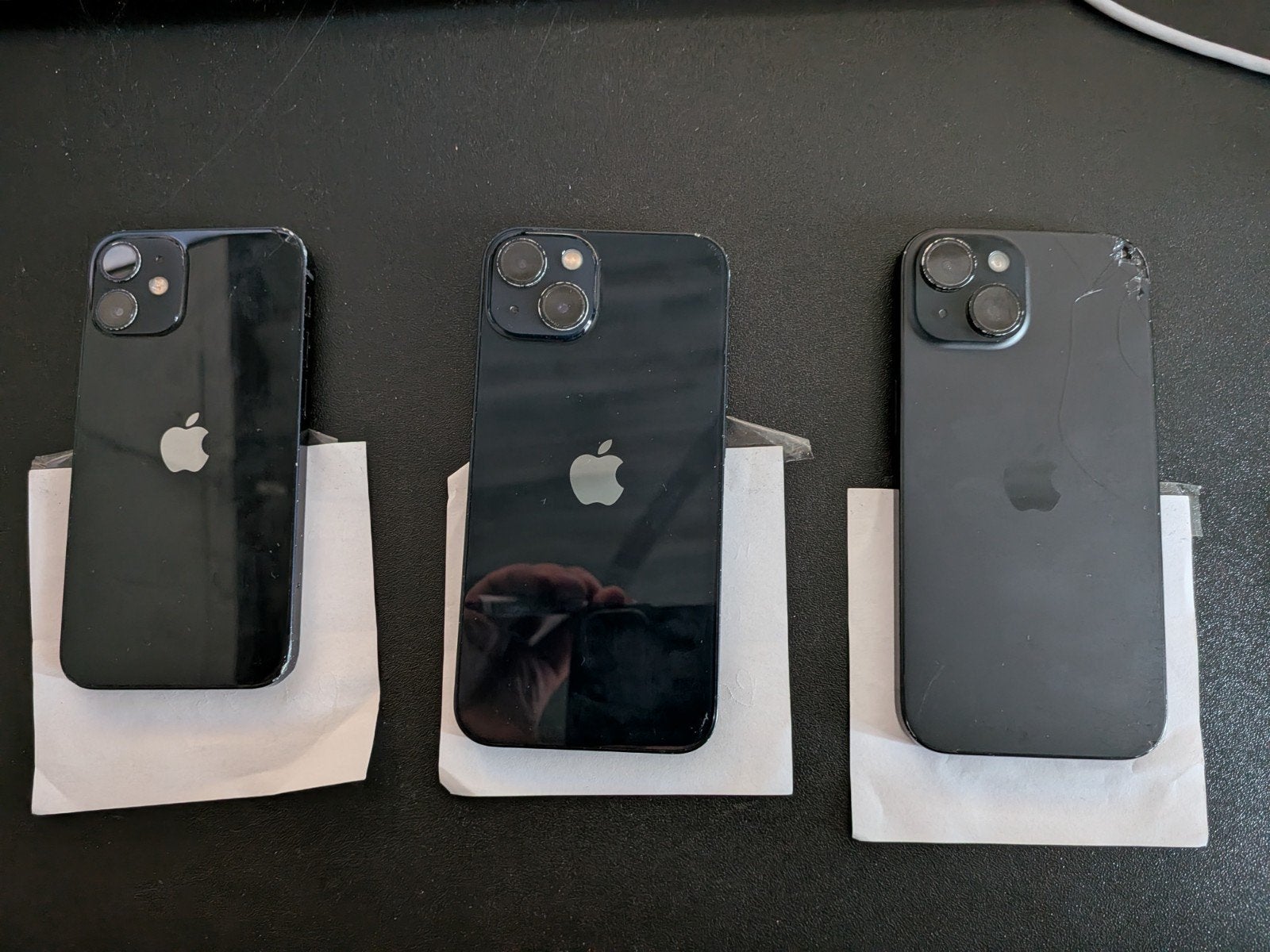 iPhone 15 (128GB), iPhone 13 (128GB) & iPhone 12 Mini (64GB), Telecommunicatie, Mobiele telefoons | Apple iPhone, Ophalen, Gebruikt