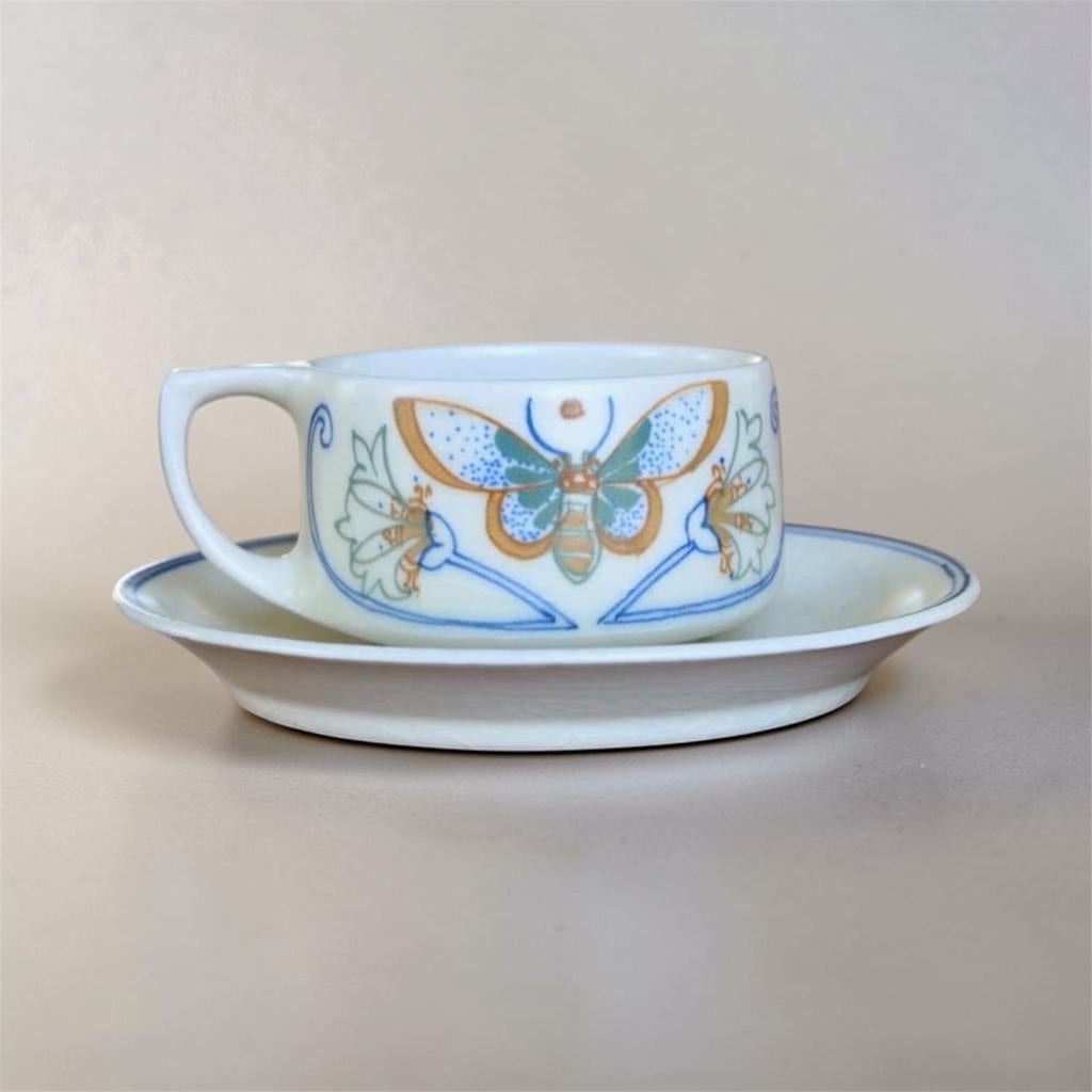 Theeservies Arnhemsche Fayence ca. 1915, Ophalen of Verzenden