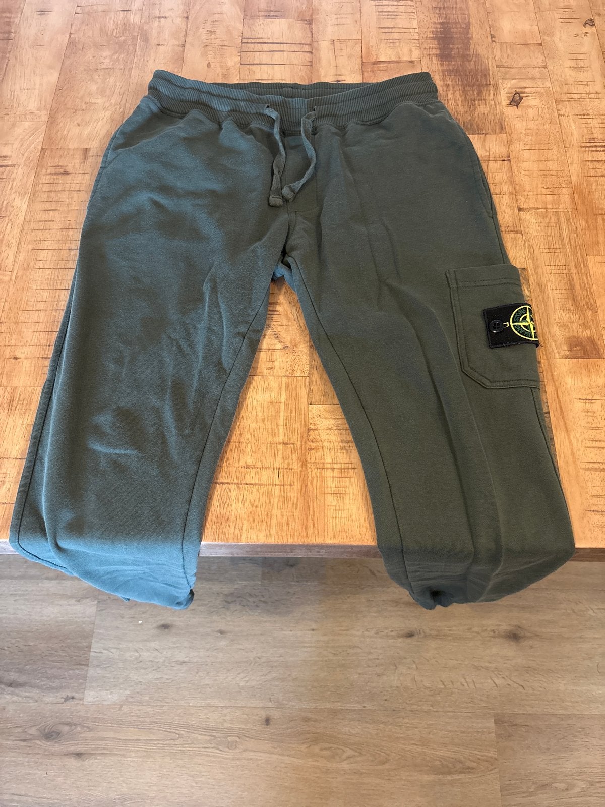 Stone Island Joggingbroek - Groen maat S, Ophalen of Verzenden, Zo goed als nieuw, Maat 46 (S) of kleiner, Groen