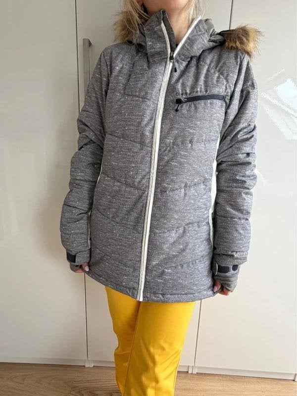 Protest Skijas wit grijs winterjas 10K maat L Als Nieuw, Kleding | Dames, Maat 42/44 (L), Ophalen of Verzenden, Zo goed als nieuw