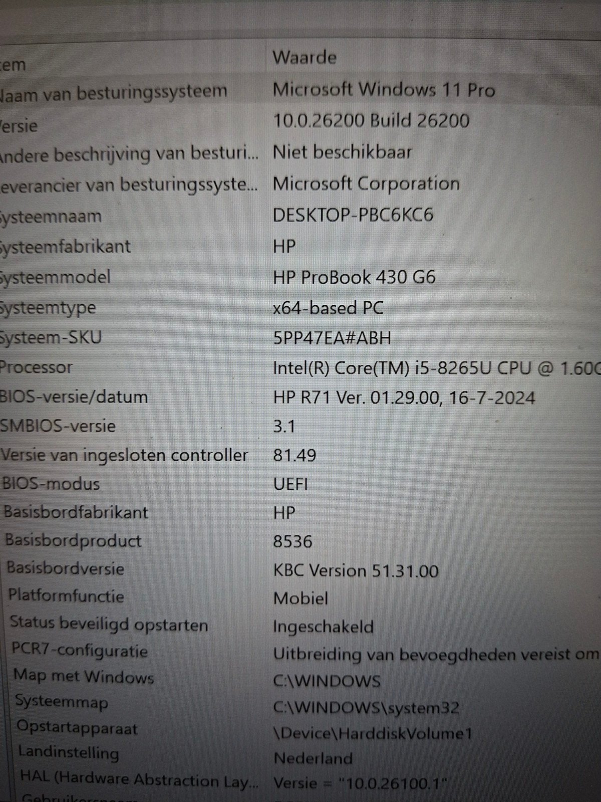 HP Probook 430 G6, Computers en Software, Windows Laptops, Ophalen, Met videokaart, Qwerty, 8 GB