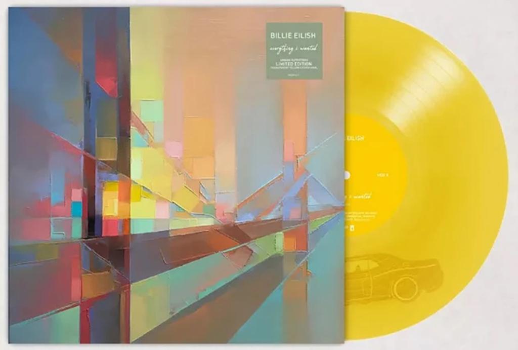 Vinyl MaxiSingle Billie Eilish Everything I Wanted UO YELLOW, Cd's en Dvd's, Maxi-single, Ophalen of Verzenden, Pop, 12 inch