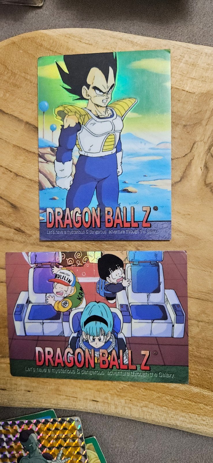 Dragon Ball Z Kaarten - Set van 2 (Vintage), Ophalen of Verzenden, Gebruikt, Meerdere kaarten