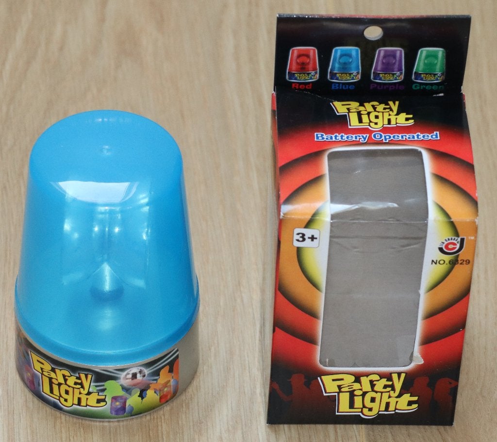 Speelgoed Party Light met 4 kleuren op batterijen ZGAN, Ophalen of Verzenden, Zo goed als nieuw, Jongen of Meisje