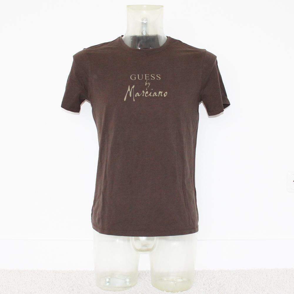 Guess By Marciano Heren Shirt - 91 (L) € 20,-, Kleding | Heren, Maat 52/54 (L), Bruin, Ophalen of Verzenden, Zo goed als nieuw