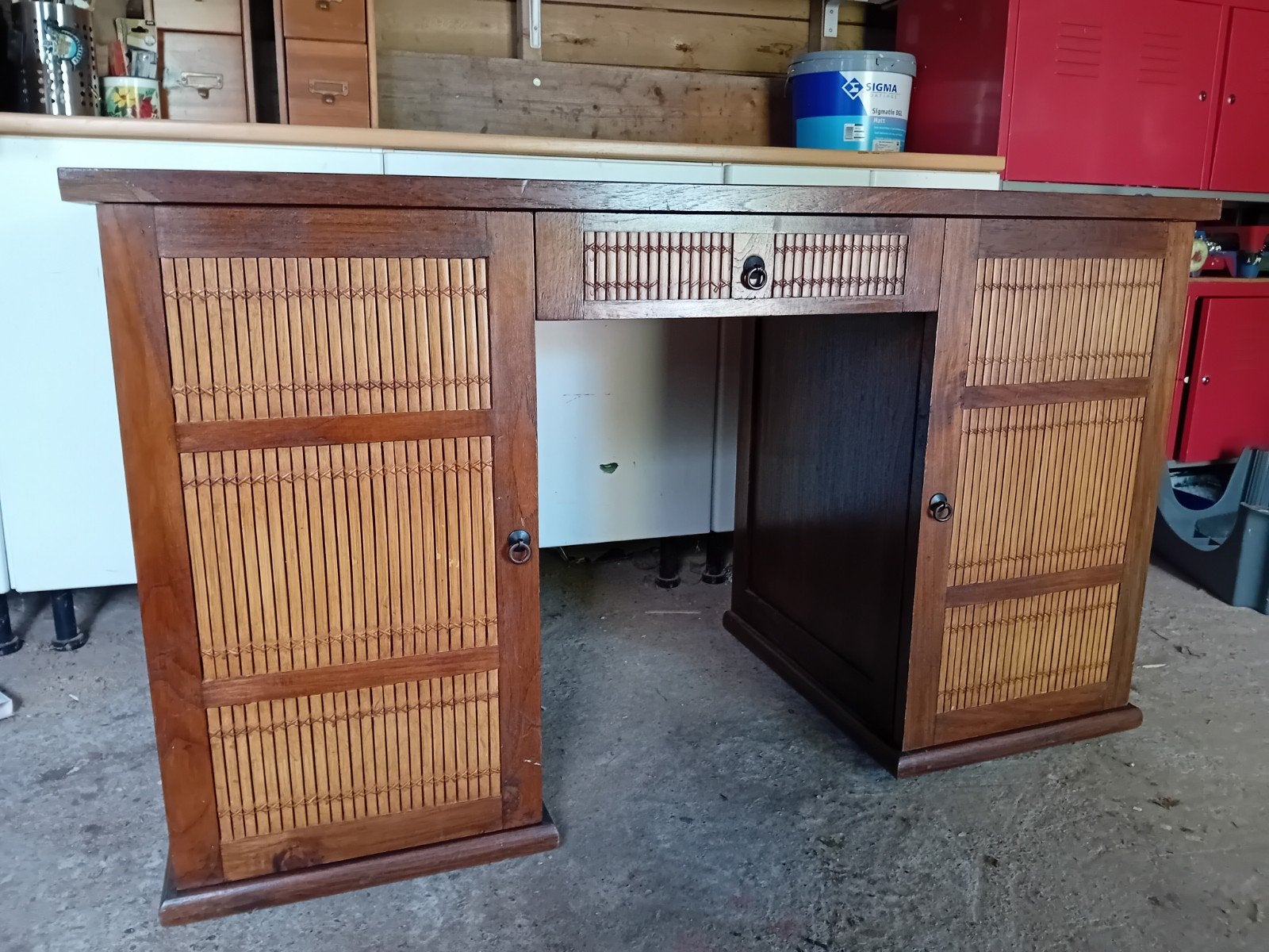 Dressoir koloniale stijl, Huis en Inrichting, Bureaus, Gebruikt, Ophalen