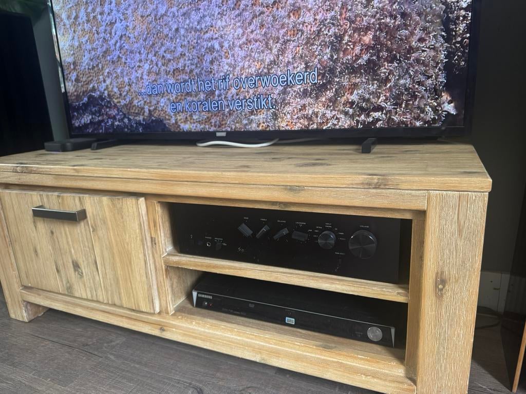 Woonkamerset Pronto tvmeubel, eettafel, dressoir, salontafel, Ophalen, 50 tot 100 cm, Zo goed als nieuw, Minder dan 100 cm
