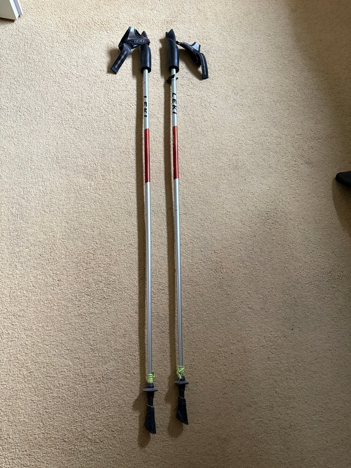 Leki Flash Nordic Walking Stokken 120 cm, Sport en Fitness, Bergsport en Wandelen, Ophalen of Verzenden, Zo goed als nieuw, Wandelstok