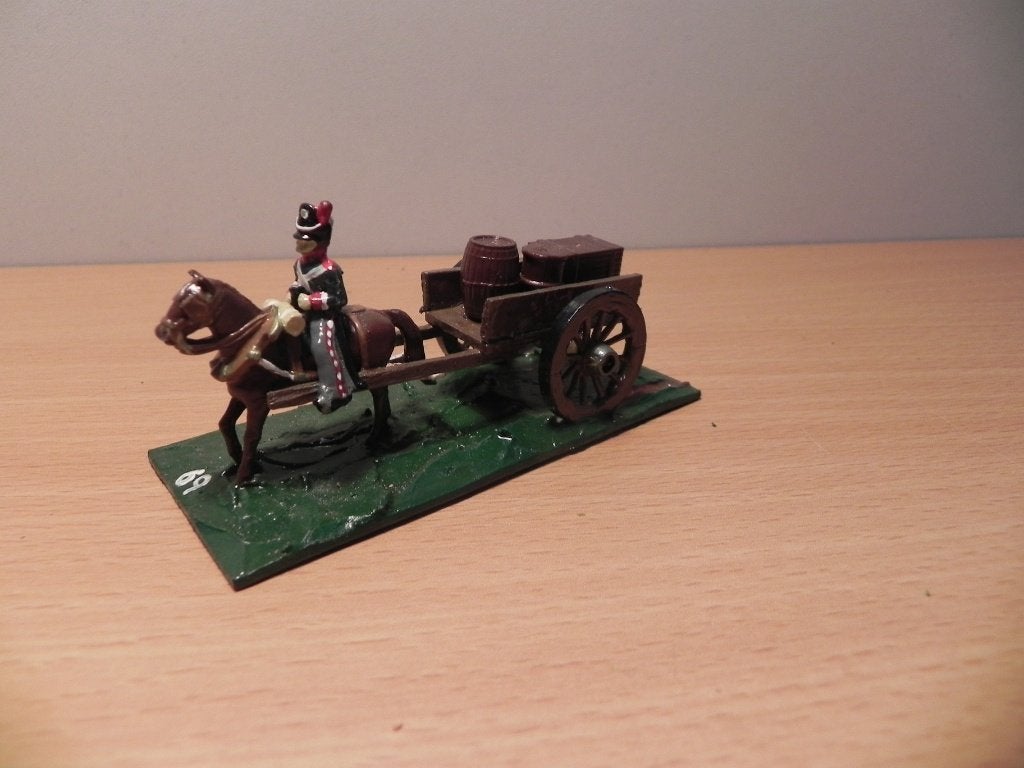 Slag bij Waterloo, engelse wagon, tin, 25mm, Ophalen of Verzenden, Nieuw, 1:35 tot 1:50, Figuur of Figuren
