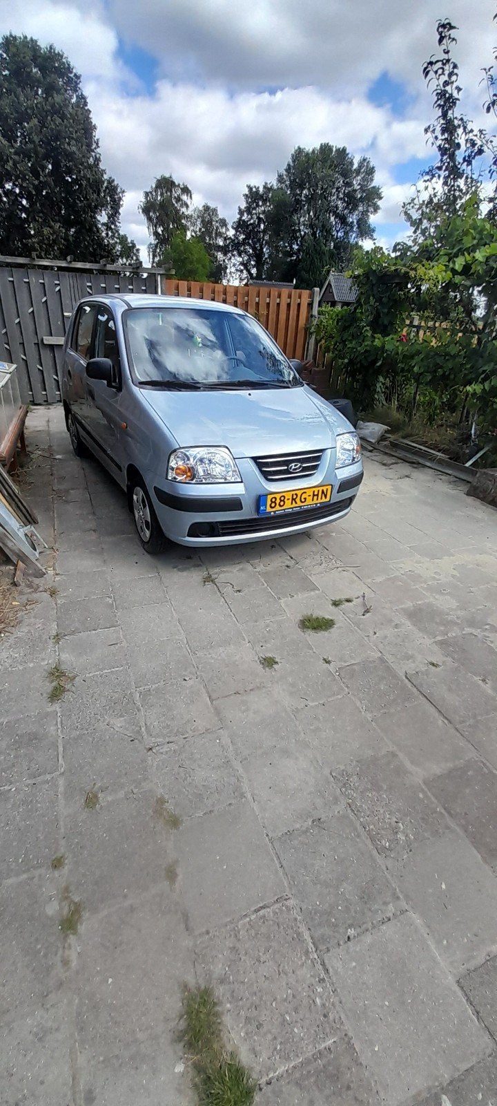 Hyundai Atos 1.1 2005 Grijs, Voorwielaandrijving, 31 €/maand, 4 cilinders, Origineel Nederlands