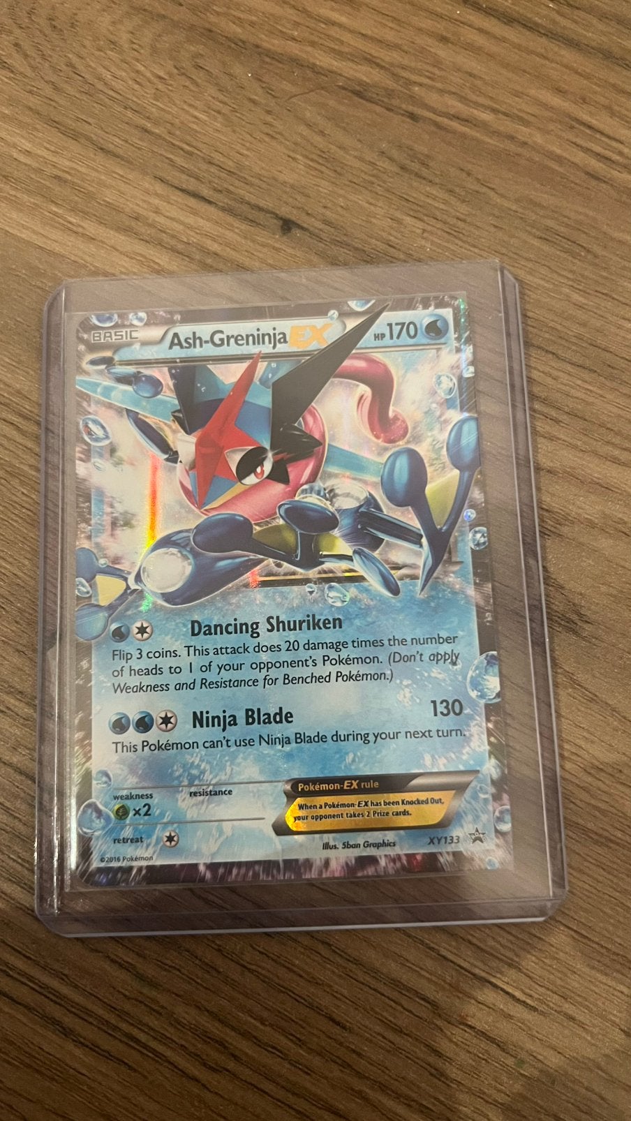 Ash-Greninja EX XY133, Hobby en Vrije tijd, Verzamelkaartspellen | Pokémon, Ophalen of Verzenden, Zo goed als nieuw