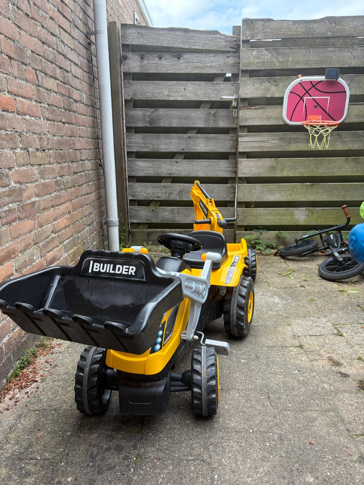 Traptrekker met kar - IBUILDER, Ophalen of Verzenden, Zo goed als nieuw, Trapvoertuig