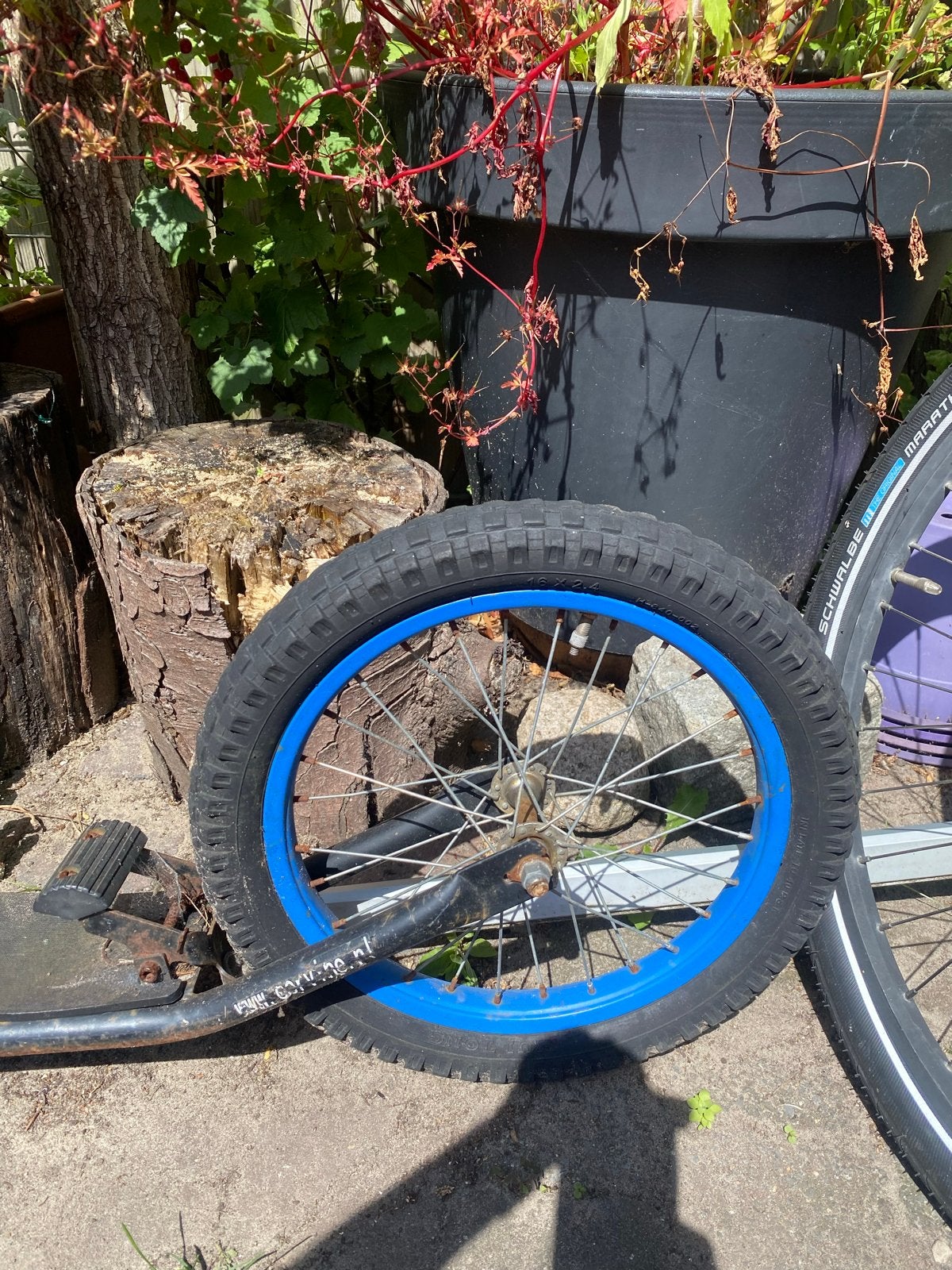 Corvino cross Step - Gebruikt, Blauw/Zwart, Ophalen, Gebruikt