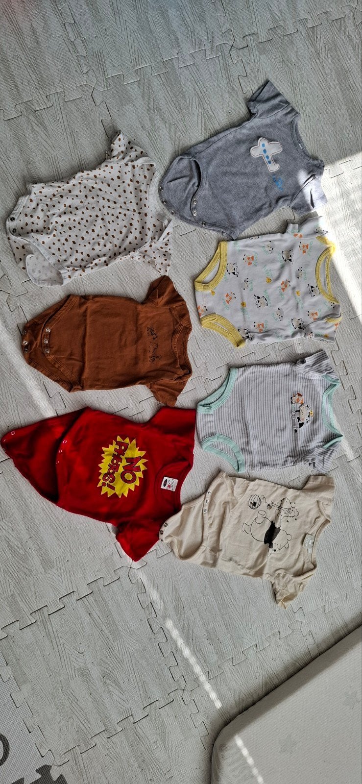 Rompertjes maat 62 - Diverse leuke designs, Kinderen en Baby's, Ophalen of Verzenden, Jongetje of Meisje, Nacht- of Onderkleding