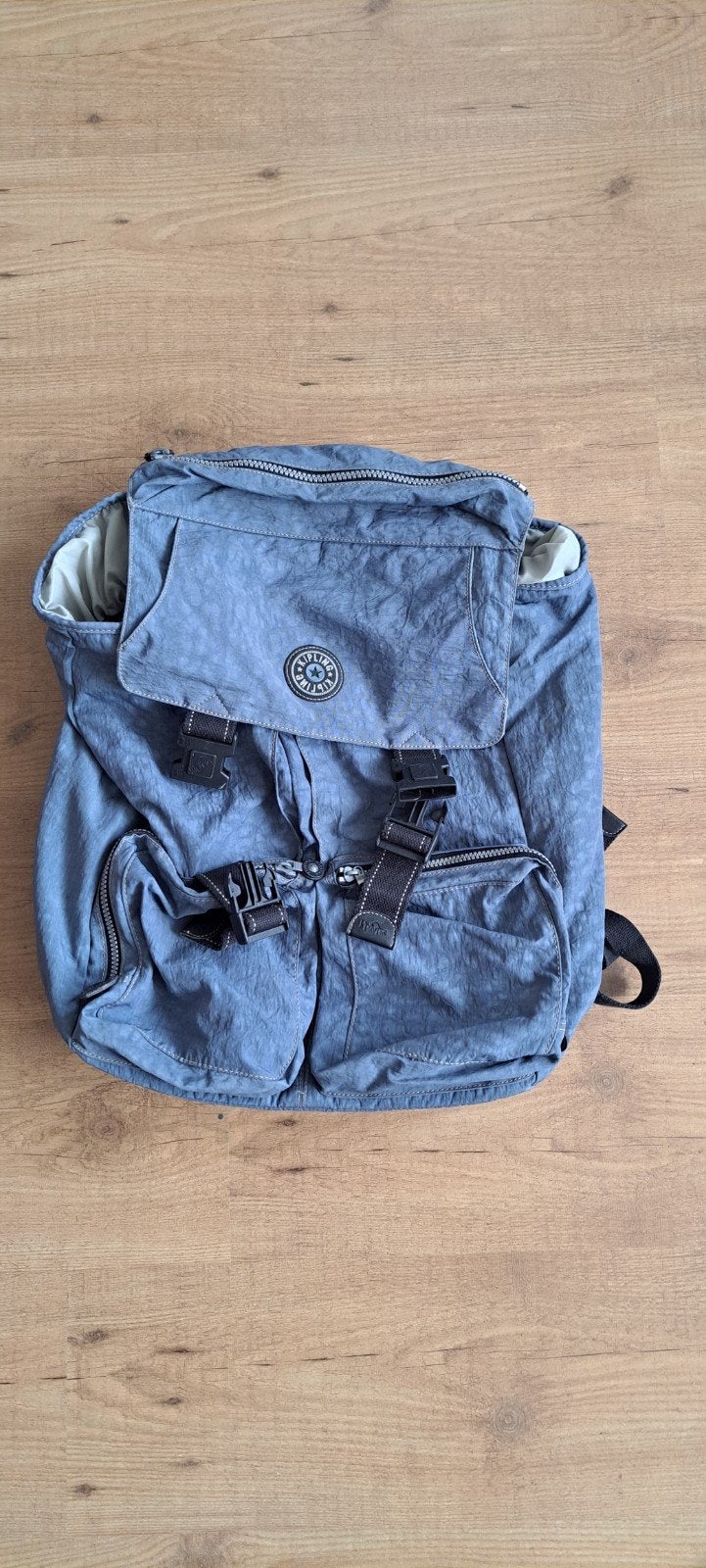 Kipling Rugzak - Blauw - goede staat, Ophalen of Verzenden, Gebruikt, 25 tot 40 cm, Kipling