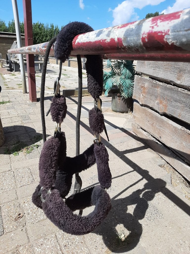 Kentucky halster bont, Met bont, Gebruikt, Ophalen of Verzenden, Zwart