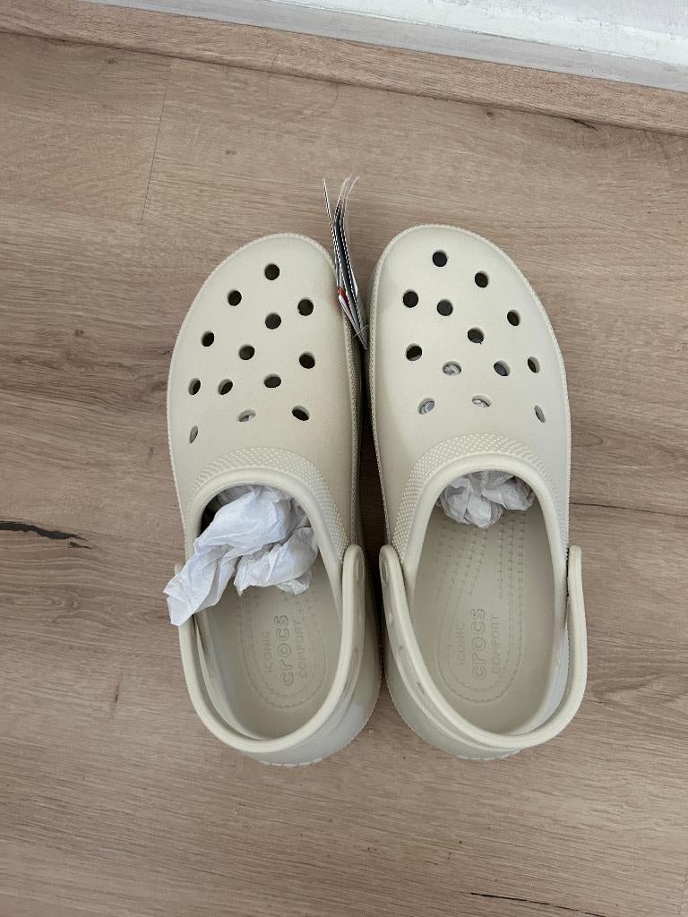 CROCS, Ophalen, Beige, Nieuw, Crocs