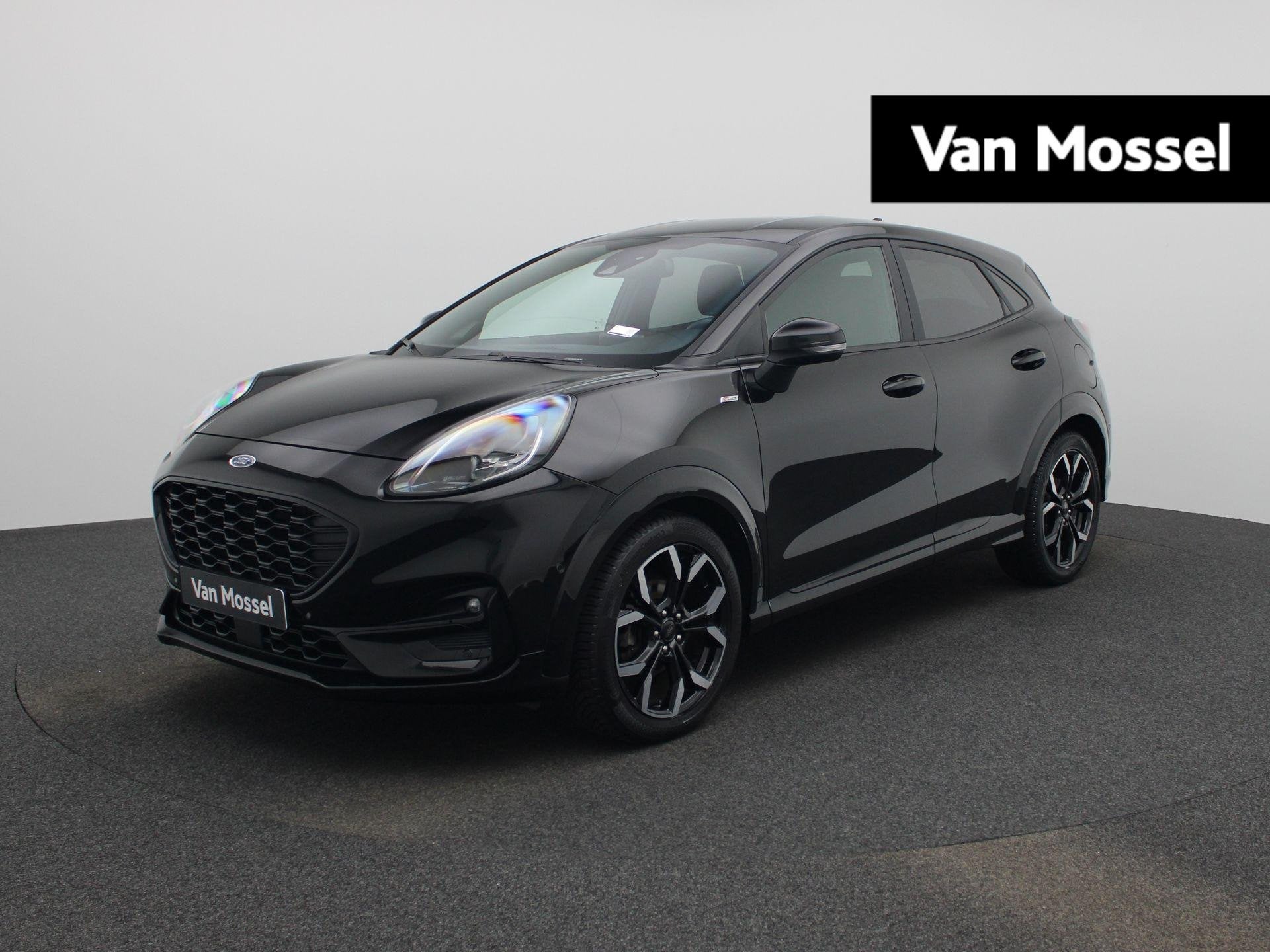 Ford Puma 1.0i Ecoboost mHEV 92kW ST-Line X | Adaptive Cruis, Auto's, Ford, Voorwielaandrijving, 12 maanden, Zwart, Automatische klimaatregeling