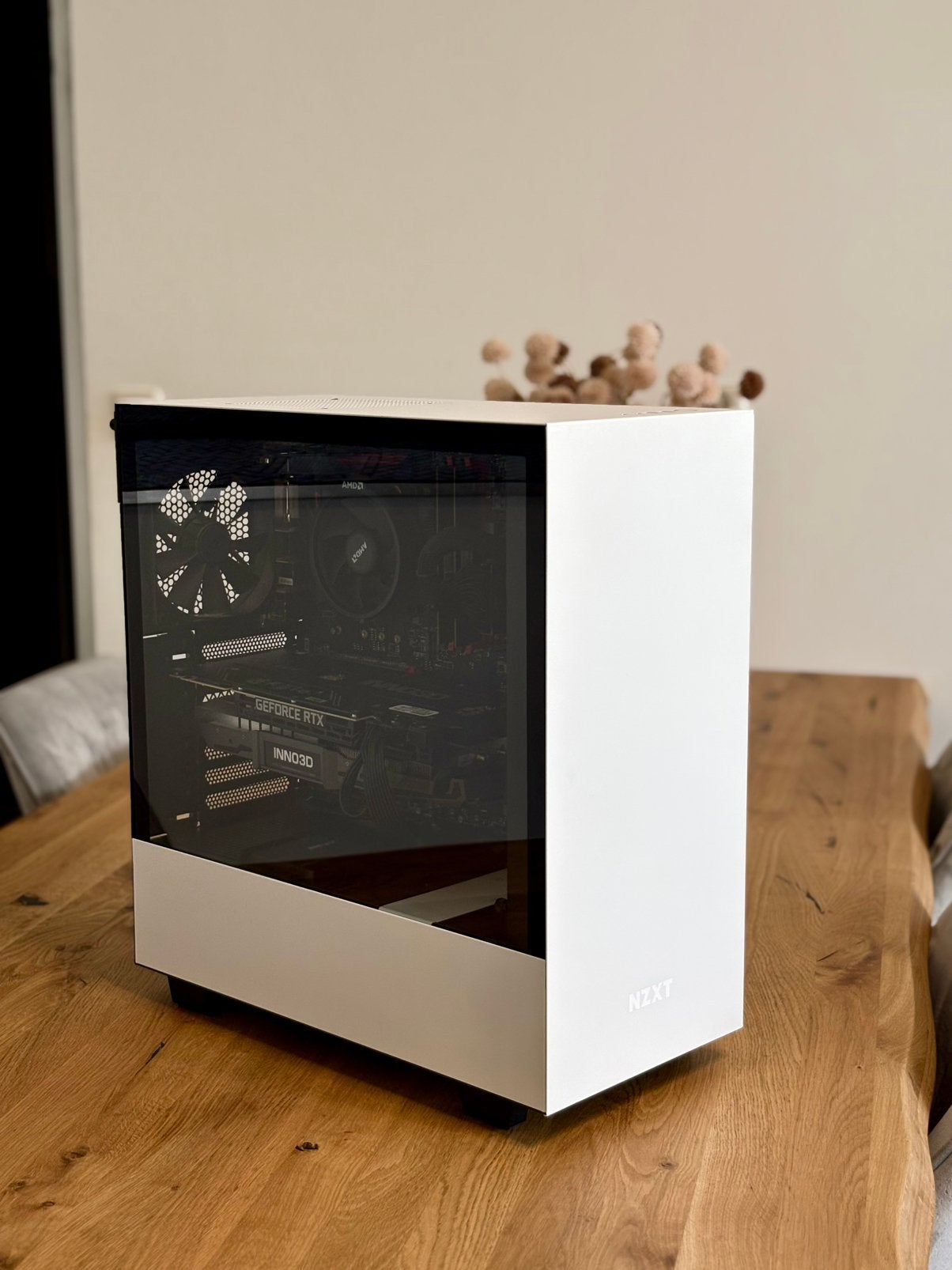 White NZXT PC/Ryzen 5/16Gb/Rtx 2080 super/ssd, Ophalen, Refurbished, Gaming, SSD