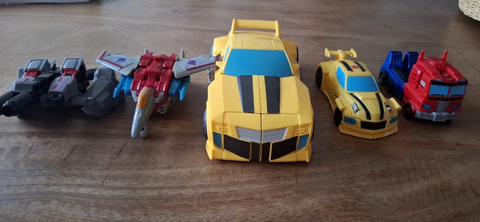 Transformers actiefiguren set - Optimus Prime, Bumblebee, Kinderen en Baby's, Ophalen of Verzenden, Gebruikt