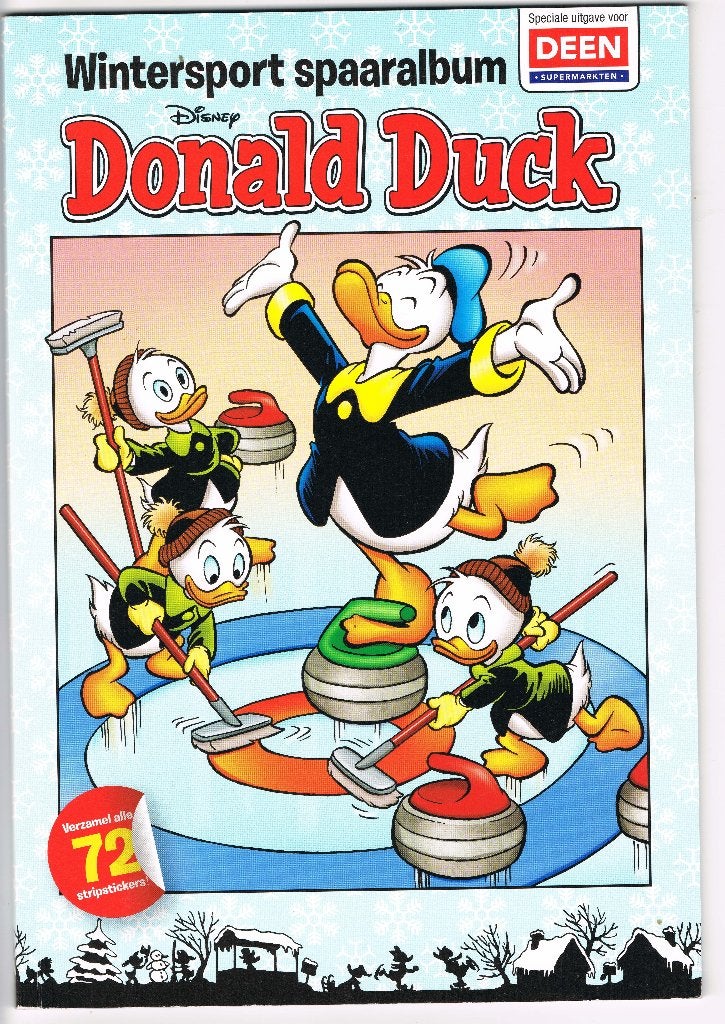 Donald Duck Wintersport Spaaralbum - DEEN - Compleet, Verzamelen, Supermarktacties, Albert Heijn, Ophalen of Verzenden