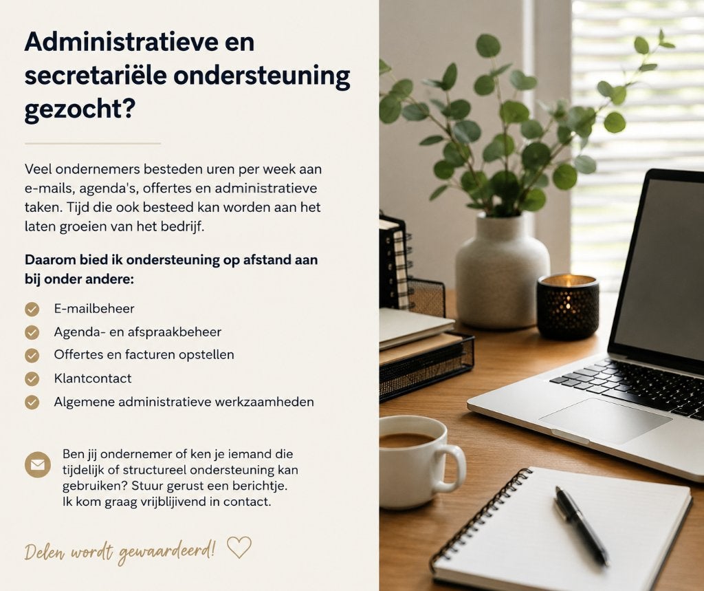 Administratieve en Secretariële ondersteuning, Overige uren, Overige niveaus, Vanaf 10 jaar, Overige vormen