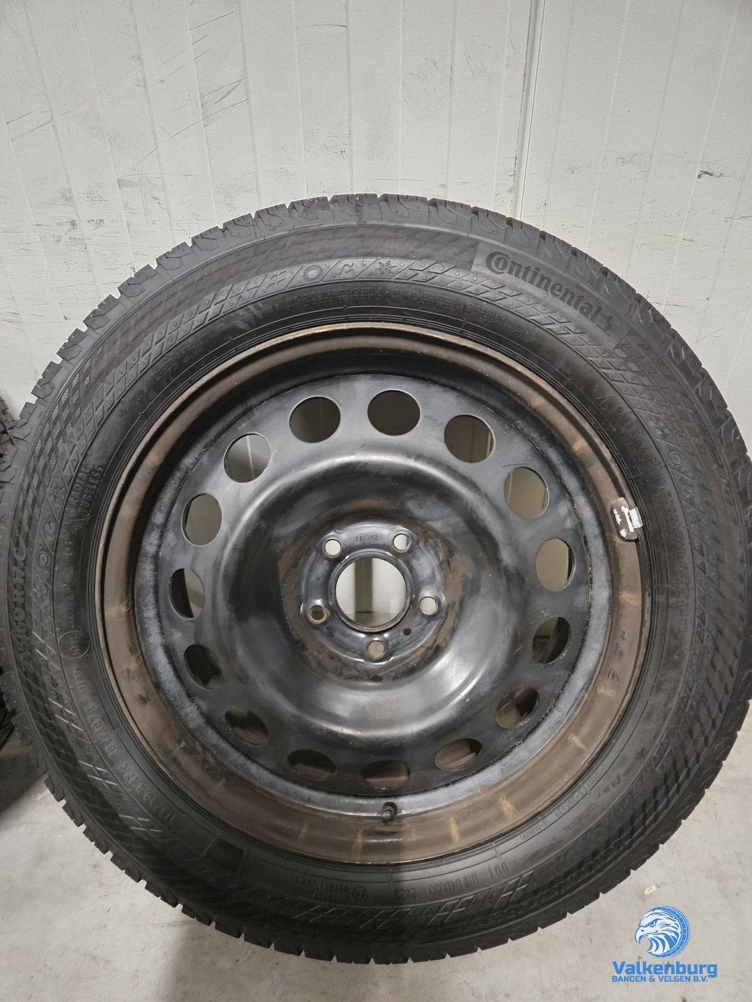 7-8mm! Originele Opel Vivaro C 5x108 zwarte stalen velgen 17, Auto-onderdelen, -, -, Banden en Velgen, 17 inch
