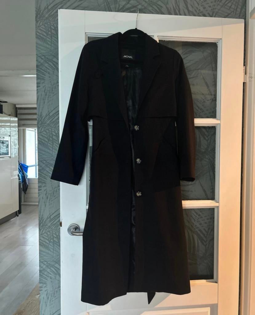 Trenchcoat monki maat xs, Kleding | Dames, Jassen | Winter, Ophalen of Verzenden, Zo goed als nieuw, Maat 34 (XS) of kleiner, Beige