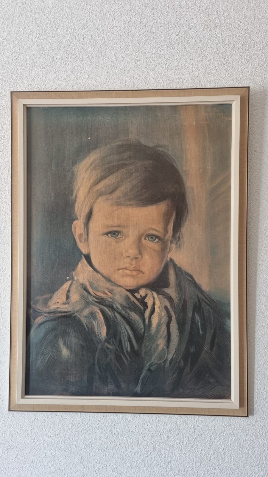 Het Huilende Jongetje Schilderij, Ophalen of Verzenden