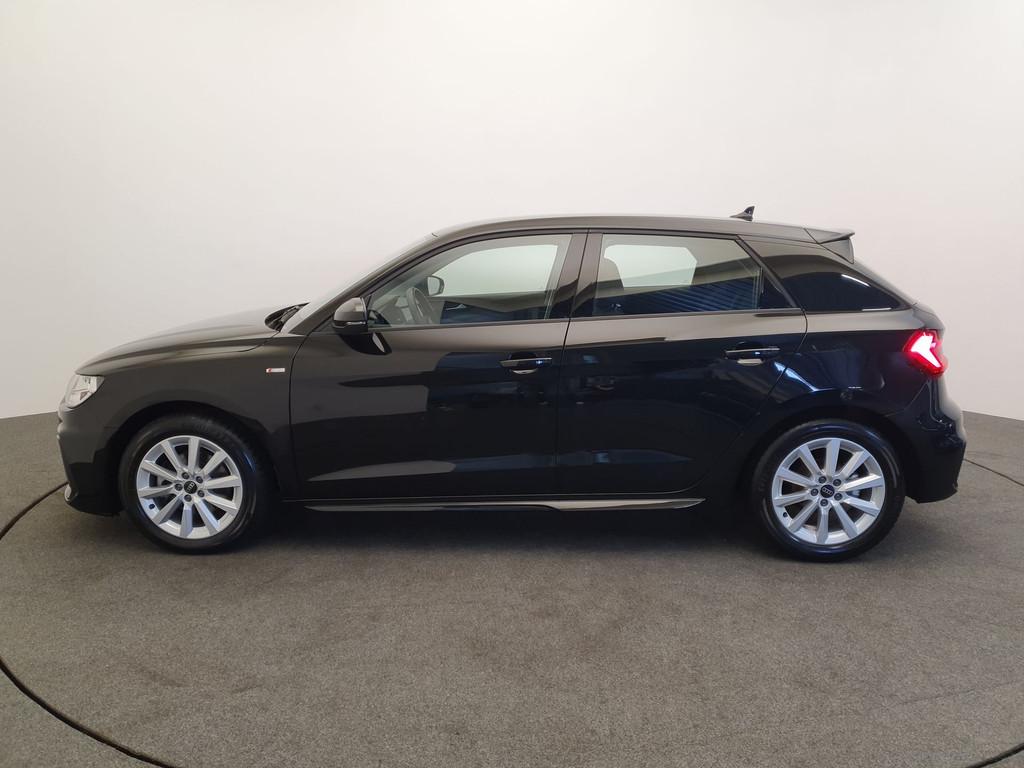 Audi A1 Sportback 30 TFSI 110pk S-Tronic S-Line Cruise contr, 12 maanden, Stof, Zwart, Bedrijf