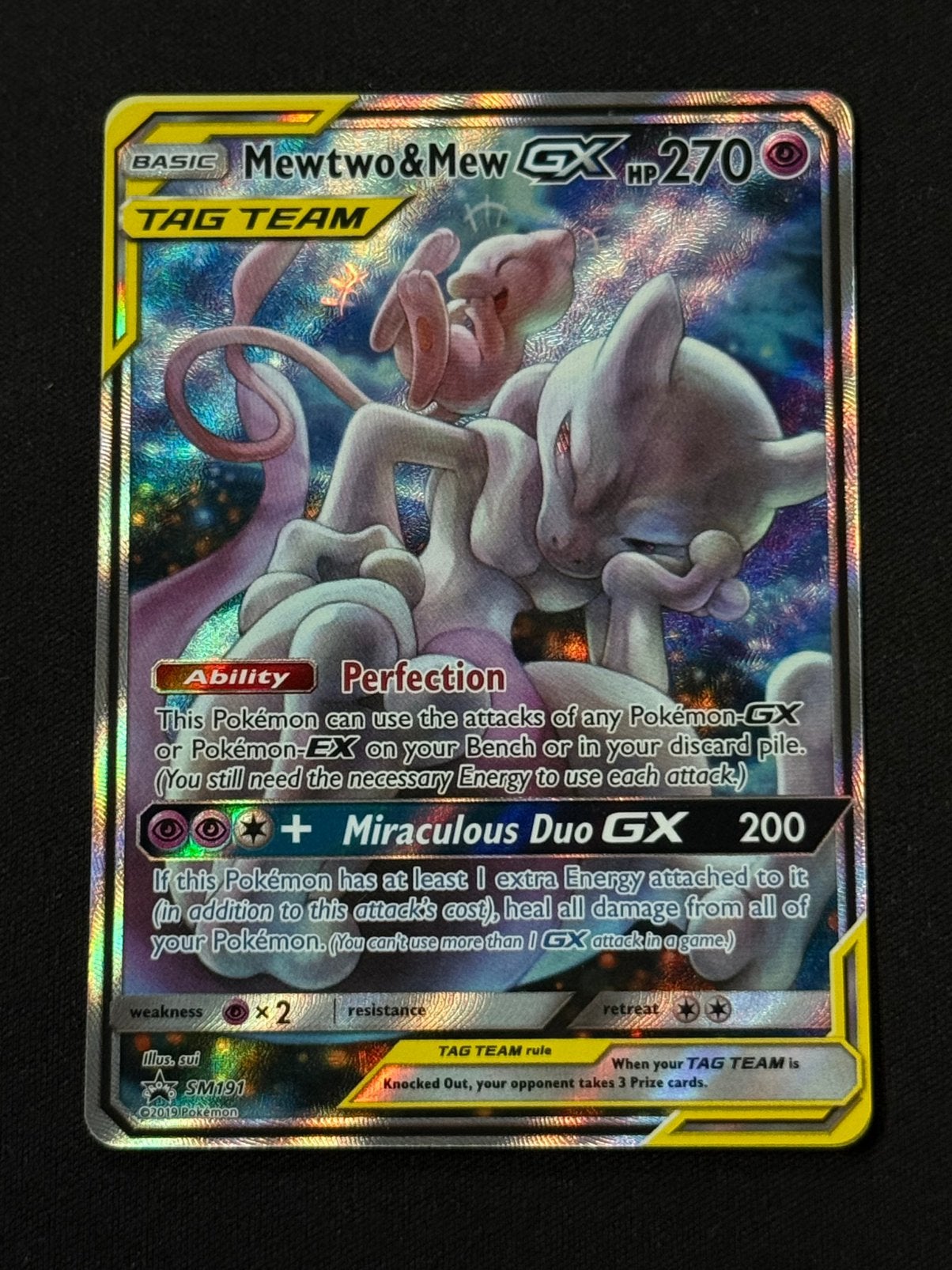 Mewtwo & Mew GX 191, Ophalen of Verzenden, Losse kaart