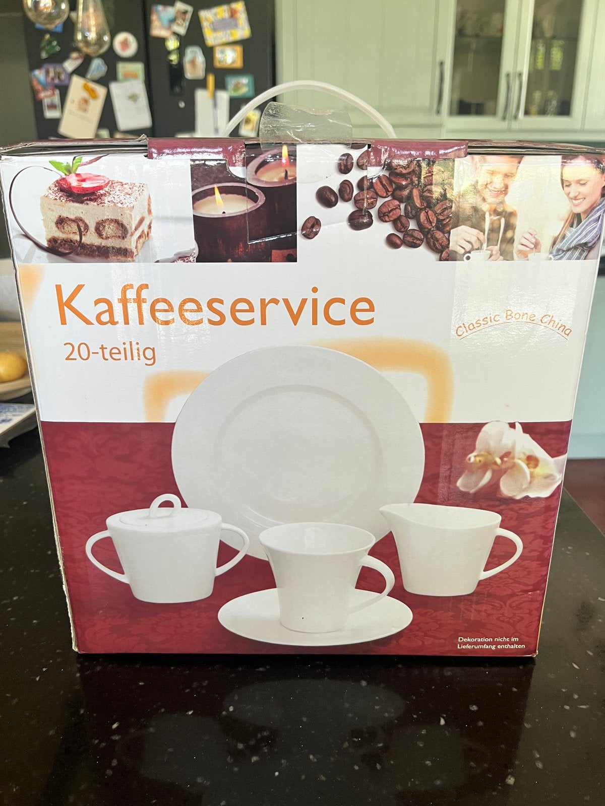Koffieservies 20-delig - Nieuw in doos, Overige merken, Nieuw, Ophalen of Verzenden, Modern