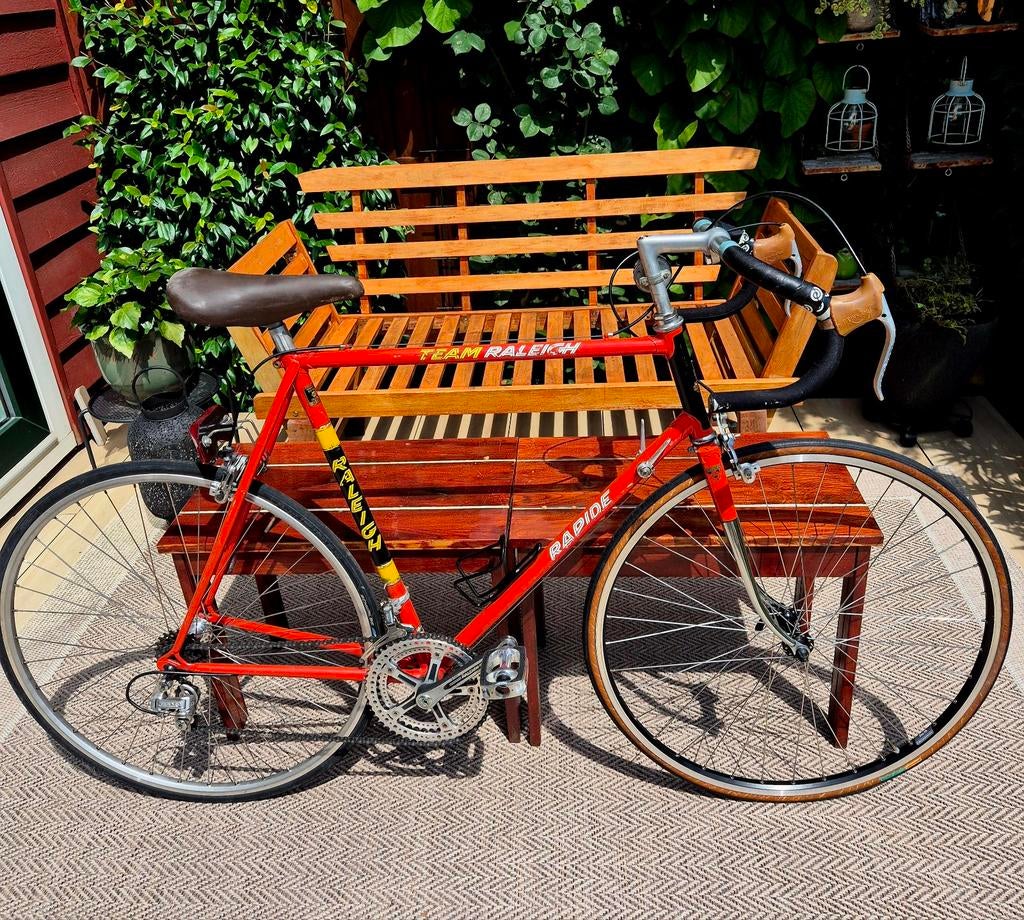 Vintage Raleigh racefiets - Team Raleigh Rapide, Gebruikt, 57 tot 61 cm, Ophalen, Overige merken