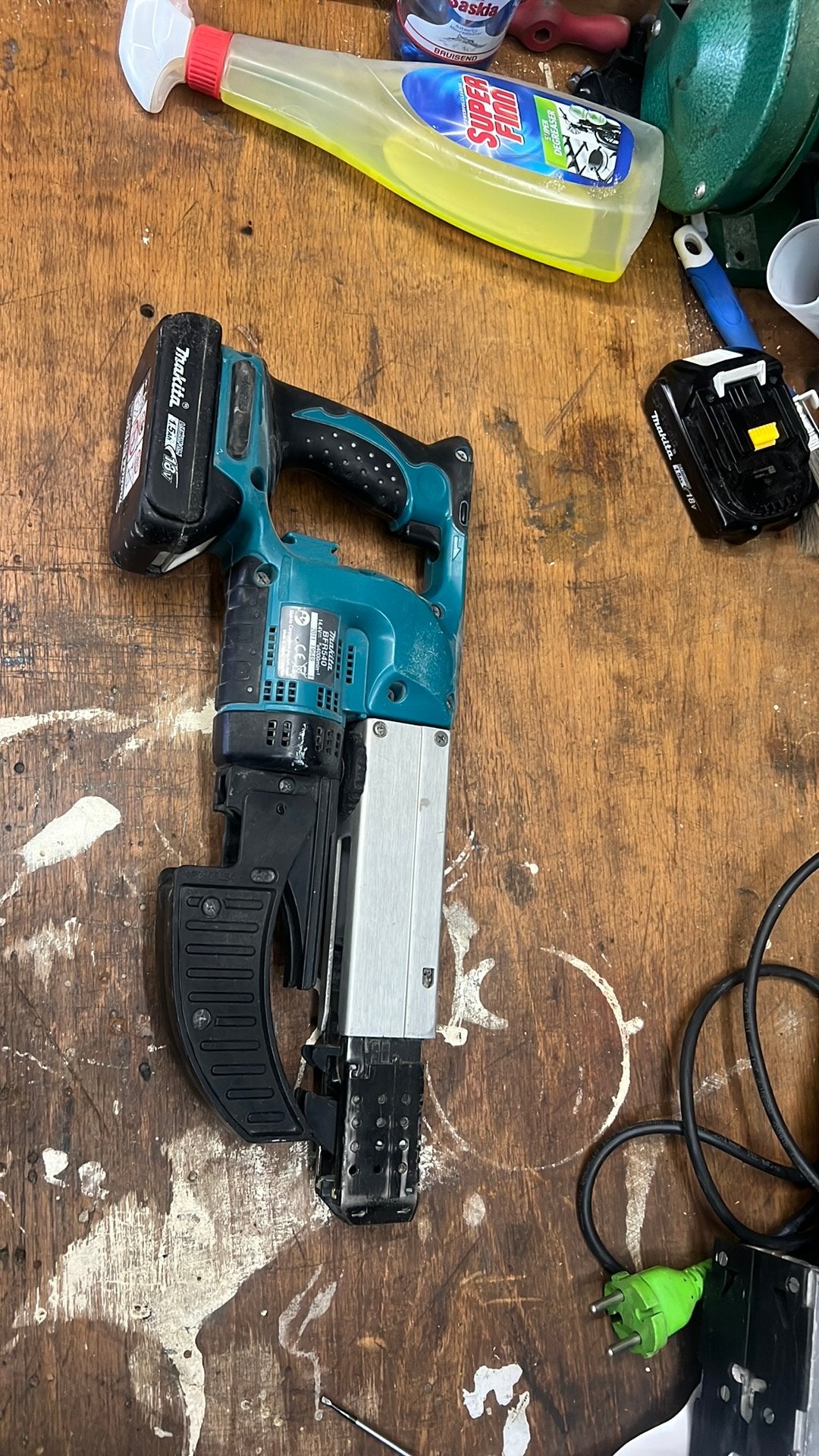Makita bfr 540 gipsschroefmachine 25-55 mm, Ophalen of Verzenden, Zo goed als nieuw, 1200 watt of meer, Overige typen