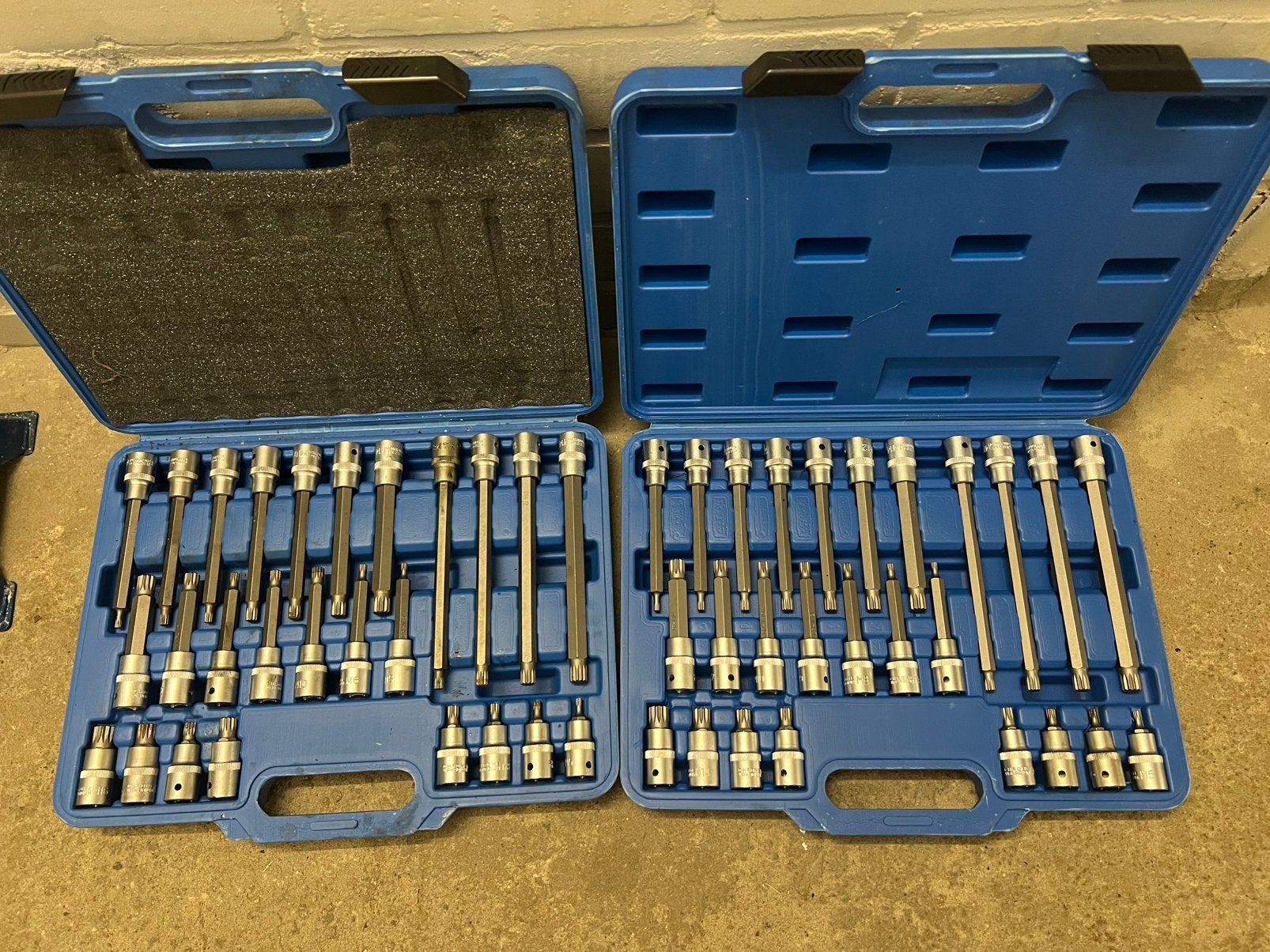 2x 1/2 inch Spline - Veeltand Doppenset 26 Delig, Ophalen, Zo goed als nieuw