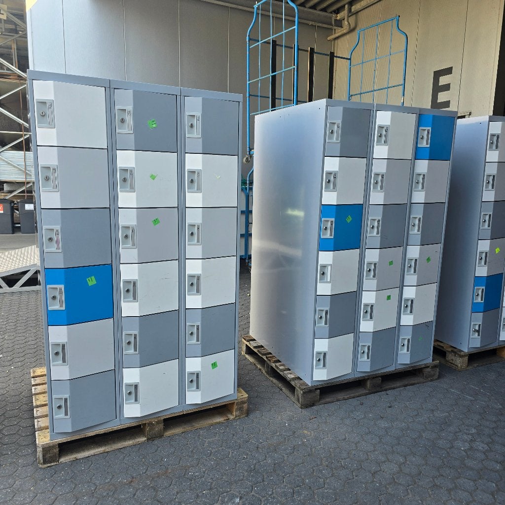partij 6-deurs lockerkast locker kledinglocker kluisjes SONO, Ophalen, Gebruikt