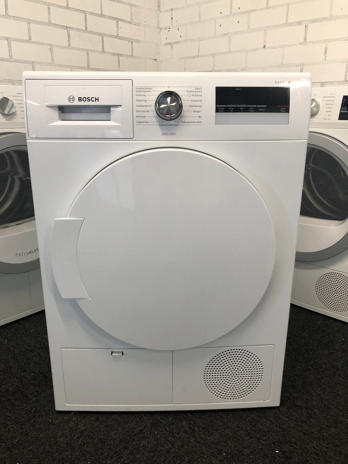 €275 8kg condensdroger Bosch Serie4 MET GARANTIE OPHALEN, Ophalen, Minder dan 85 cm, 8 tot 10 kg, Zo goed als nieuw