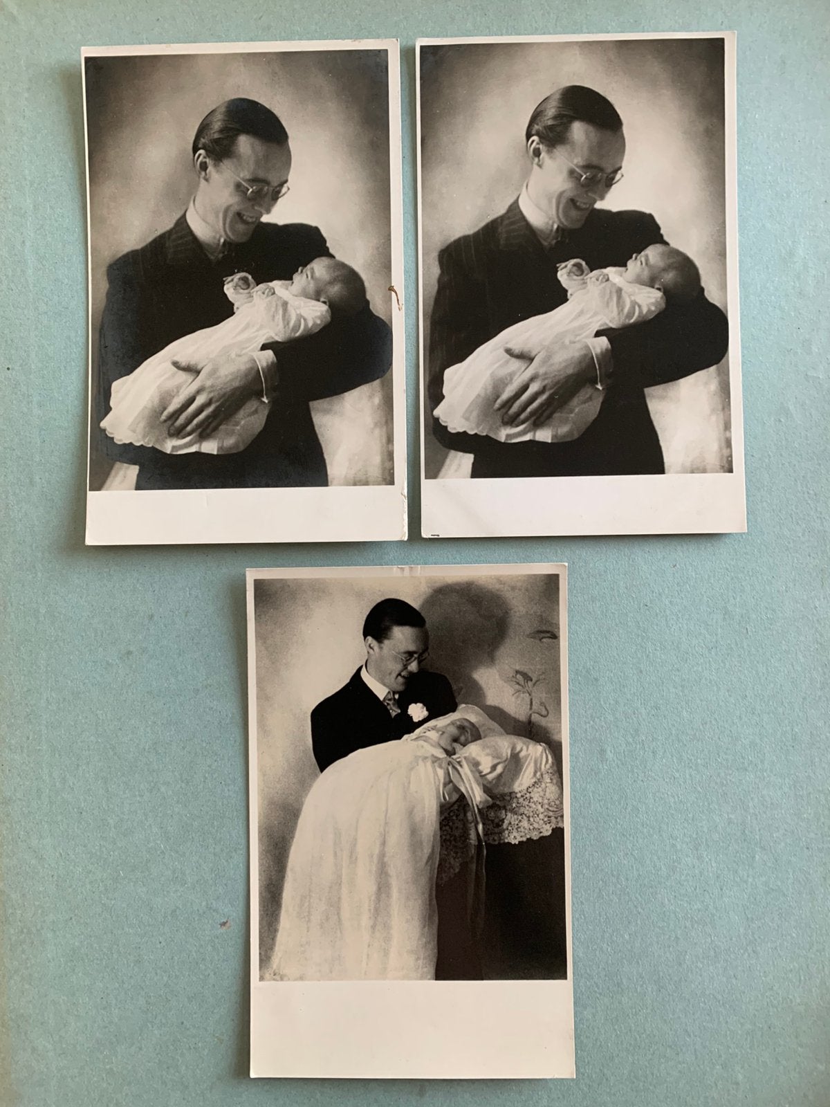 1938 Prins Bernhard met prinses Beatrix, Ophalen of Verzenden, Zo goed als nieuw, Nederland, Kaart, Foto of Prent