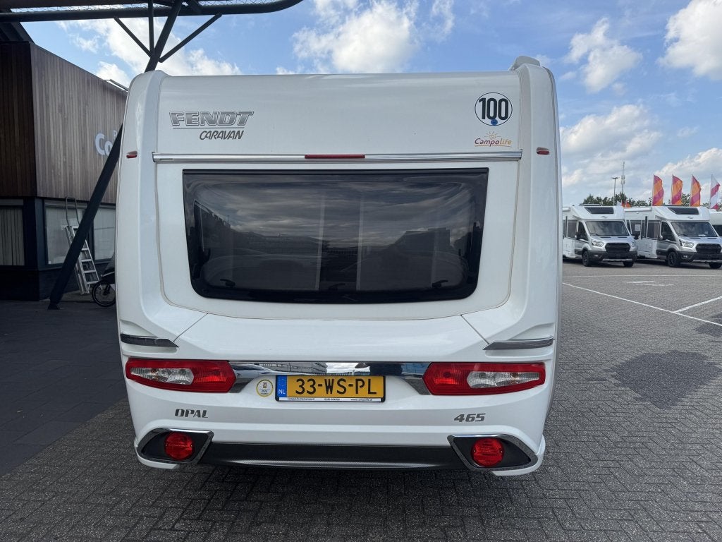 Fendt Opal 465 SFB 2018 Mover,Thule,Mistral!, Caravans en Kamperen, Standaardzit, Lengtebed, Bedrijf, 1250 - 1500 kg