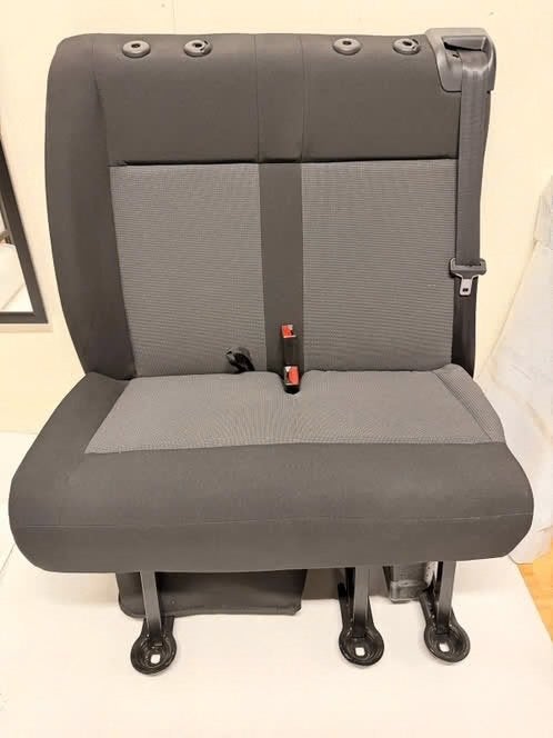 Duo stoel met bergruimte Fiat Scudo,Opel Vivaro, Peugeot etc, Ophalen, Gebruikt, Fiat