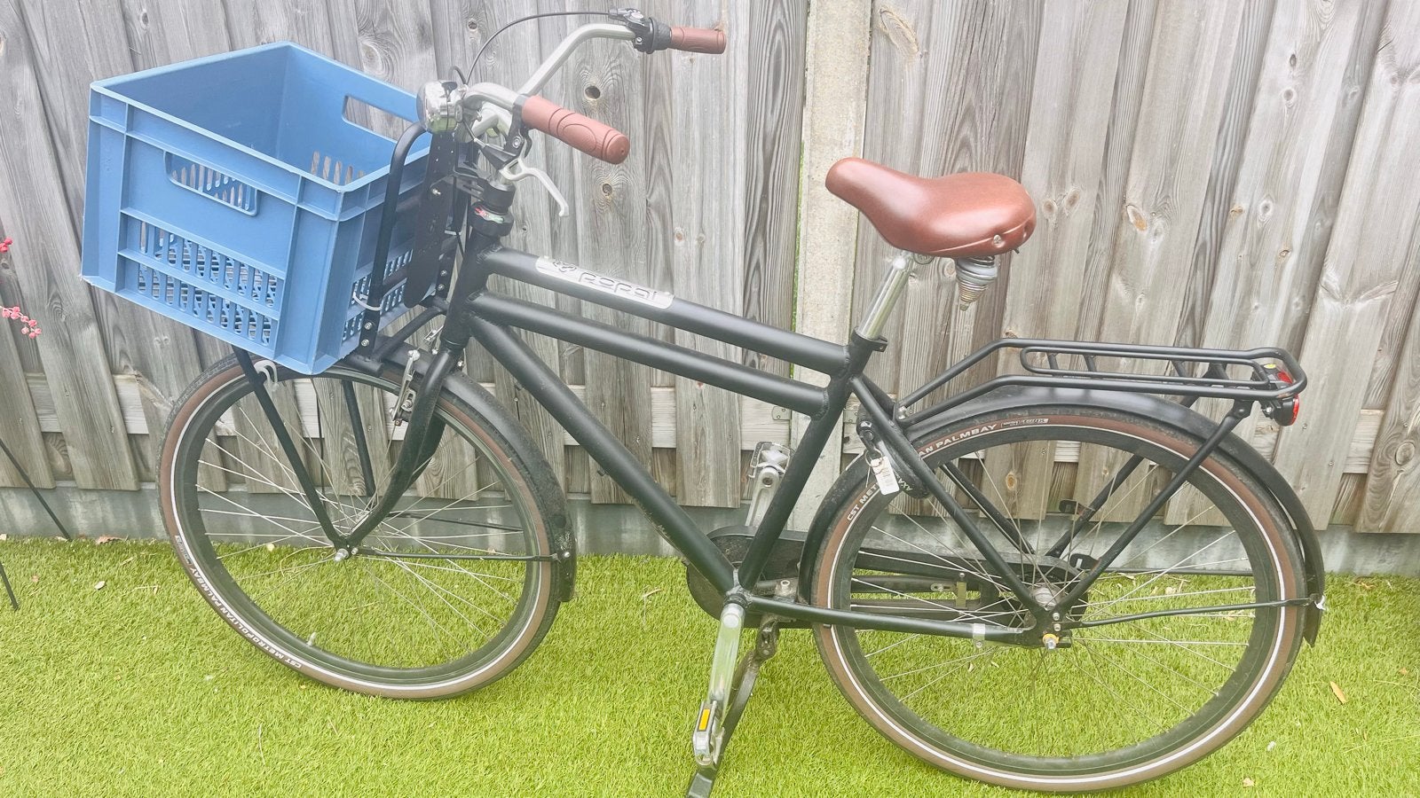 Popal transport fiets heren, Fietsen en Brommers, Fietsen | Heren | Herenfietsen, Terugtraprem, Gebruikt, Versnellingen, 53 tot 57 cm