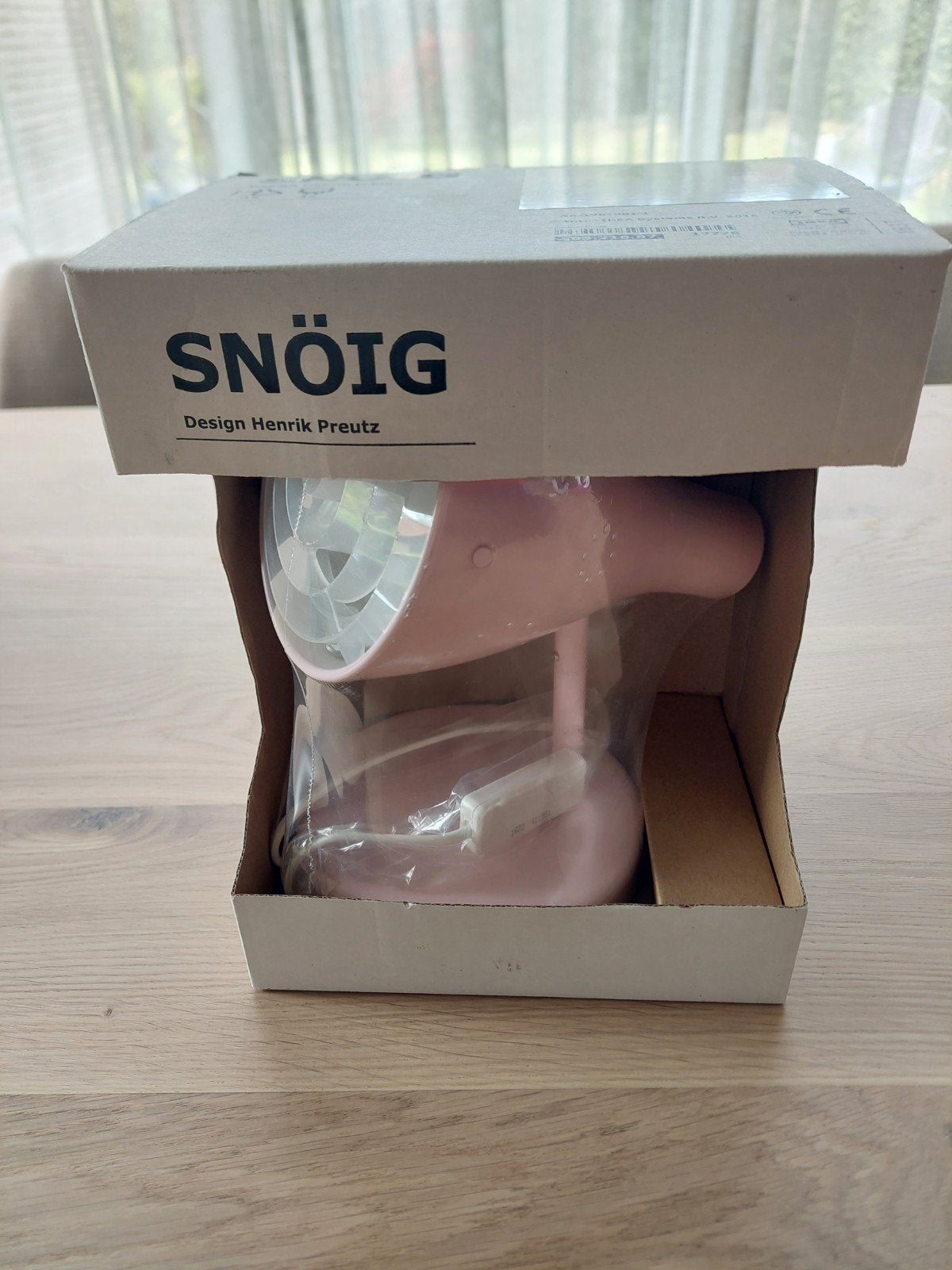Nieuw in doos: IKEA SNÖIG roze wandlamp, Nieuw, Roze, Ophalen of Verzenden, Metaal