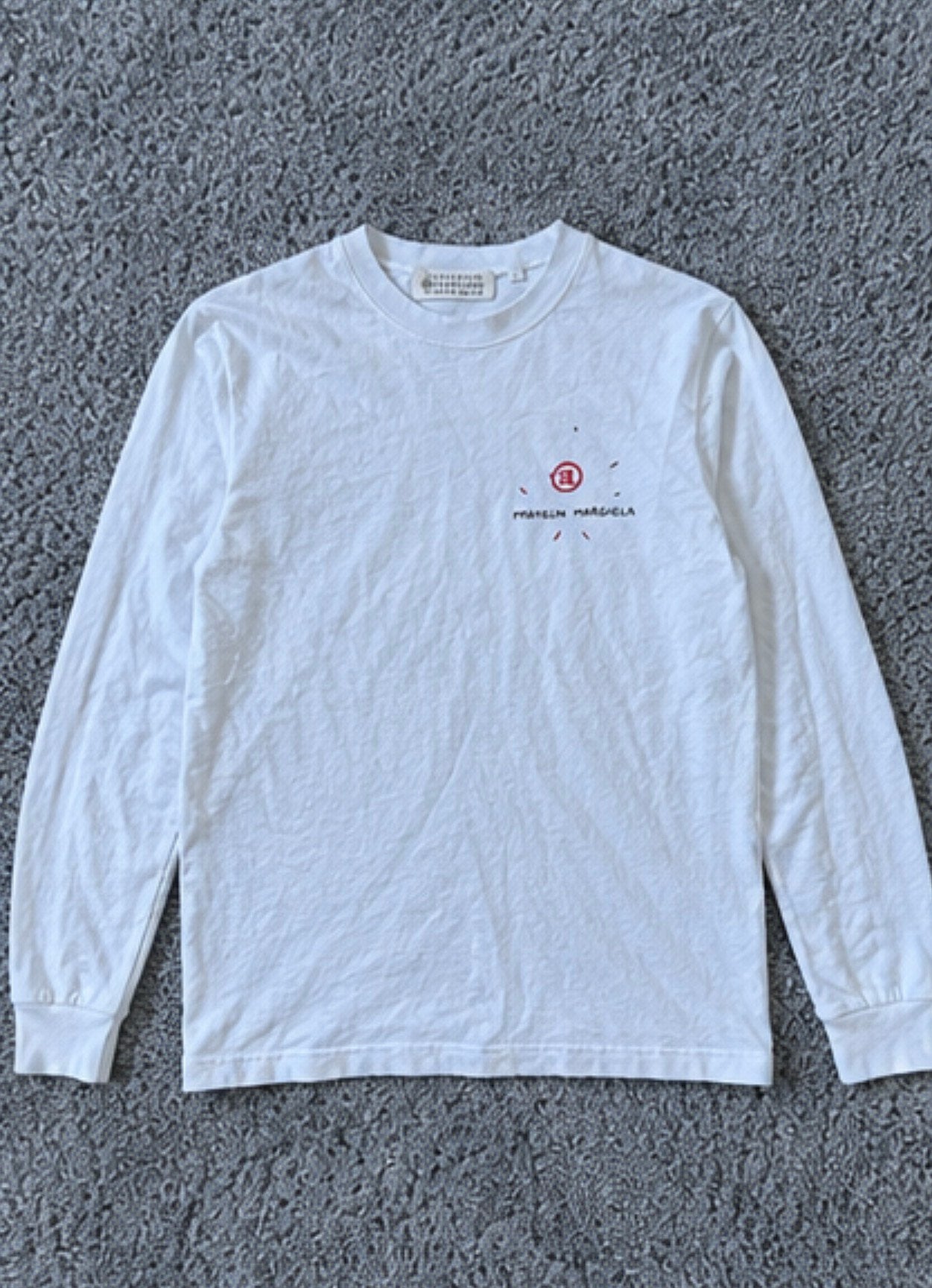 Maison Margiela Longsleeve wit, Kleding | Heren, Ophalen of Verzenden, Zo goed als nieuw, Maat 52/54 (L), Wit