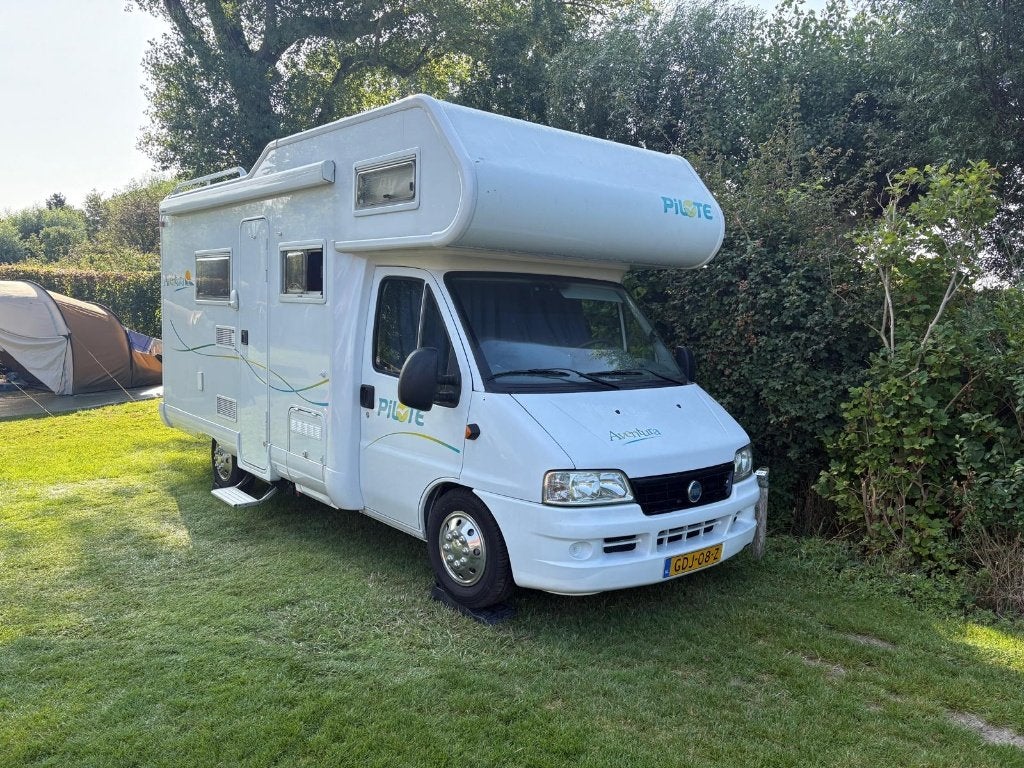Fiat Ducato Pilote 600A – 6 persoons camper – 65.000 km, Alkoof, Fiat, Pilote, Particulier